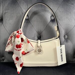 🍒 Steve Madden Broselyn Shoulder bag, Vanilla cream color